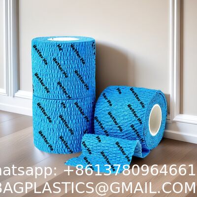 Bandage Self-Adhesive Athletic Wrap Tape Print Custom Breathable Eco-Friendly Gym & Hook Grip Tape - Thumb Cross Training, Weightlifting, Gymnastics Stretchy Adhesive Athletic Weightlifting Tape