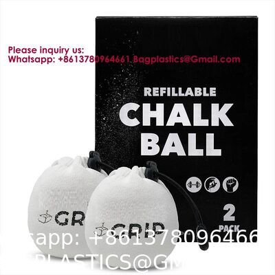 Non-refillable Custom Gym Chalk Hand Grip Chalk Ball Strong Refillable Chalk Ball, Each Ball Has 65 G (2.3 Oz) Capacity, Fine Soft For Athletic Chalk Ball Comes Full Rock Climbing, Gym Workouts