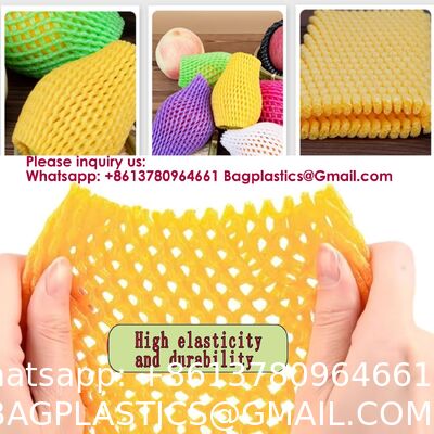 Fruit Protection Mesh Bags Transport Packing Vegetable Fruit Fragile Items Dedicated Fruit Mesh Bags For Large Supermarkets, Fruit Shops Protection Net Fruit Net Foam Cover