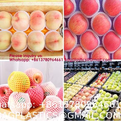 Fruit Protection Mesh Bags Transport Packing Vegetable Fruit Fragile Items Dedicated Fruit Mesh Bags For Large Supermarkets, Fruit Shops Protection Net Fruit Net Foam Cover