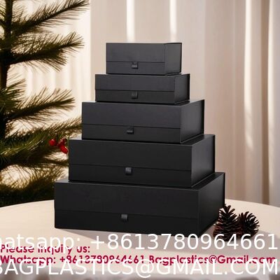 Extra Large Black Gift Box 16.5x14x5.5 Inches,Gift Boxs For Presents With Lid Magnetic Closure Collapsible,Groomsman Proposal Box,Birthday, Christmas,For Clothes And Large Gifts