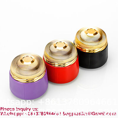 Refillable Glass Cream Jar With Metal Lid, Travel Skincare Container For Lotion And Gloss Storage, Compact Cosmetic Bottle For Middle East Dubai Use GLASS BOTTLE MINI BOTTLE COSMETIC LOTION BOTTLE