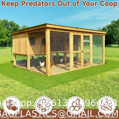 Chicken Coop Predator Proof Apron,Chicken Wire Bottom Predators Resistant,Fence Netting Barrier For Chicken Coop