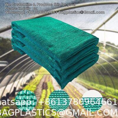 Shade Net 70% Agricultural Green House Shade Net Manufacturing Agricultural Uv Protection Dark Green Lightweight Shading Net