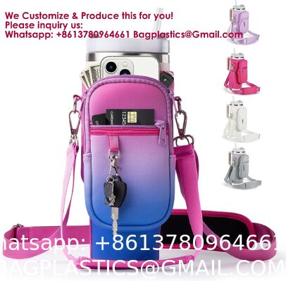 Tumbler Sleeve Bag Water Bottle Carrier Bag Insulated Neoprene Cup Holder Neoprene Cup Holder Holder Pouch Cup Holder Pouch
